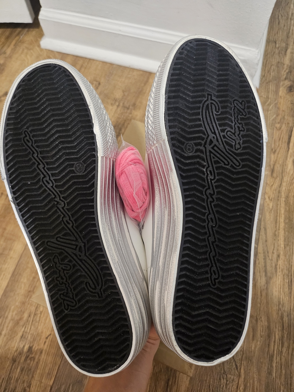Vintage HAVANA Platform Sneaker with Pink Star Accent - Picture 7 of 9